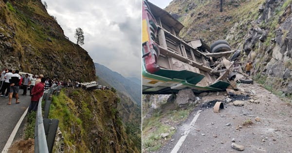 शिमला में भीषण सड़क हादसा : HRTC की बस दुर्घटनाग्रस्त, ड्राइवर सहित 4 की मौत, 3 घायल
