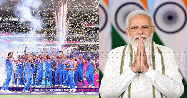 T20 World Cup 2024 : पीएम मोदी ने भारतीय टीम से फोन पर की बात, रोहित की कप्तानी को सराहा, विराट की फाइनल पारी और हार्दिक-सूर्या को लेकर कही ये बात