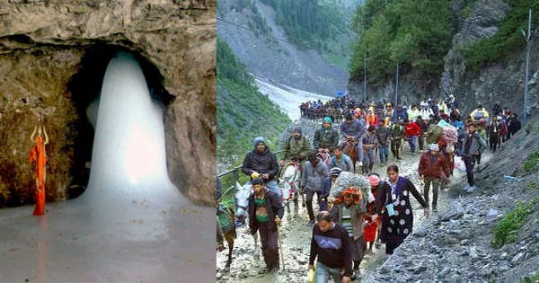 अमरनाथ यात्रा : तीर्थयात्रियों का तीसरा जत्था रवाना, जय बाबा बर्फानी के जयकारों के साथ जम्मू आधार शिविर से निकले हजारों श्रद्धालु