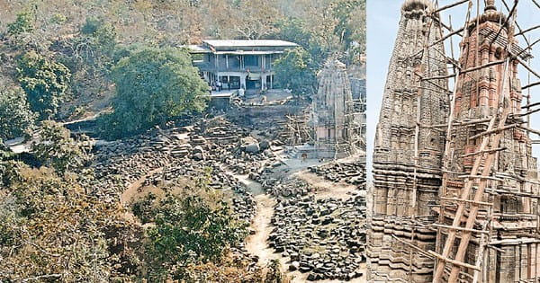 देवबड़ला में खुदाई में मिले परमारकालीन 15 मंदिर, 2 के पुनर्स्थापन का काम पूरा