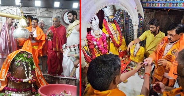 CM डॉ. मोहन यादव ने केंद्रीय मंत्री भूपेंद्र यादव के साथ किए बाबा महाकाल के दर्शन, भगवान जगन्नाथ की भी पूजा की