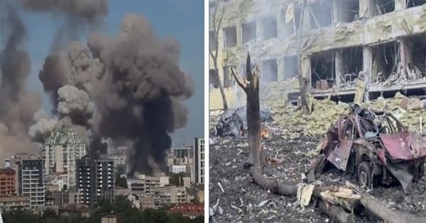 यूक्रेन में बच्चों के अस्पताल पर रूस का मिसाइल हमला, 20 से ज्यादा की मौत, मलबे में दबे लोग