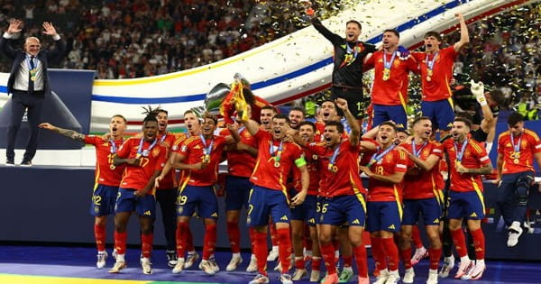 EURO 2024 : स्पेन ने इंग्लैंड को 2-1 से हराया, रिकॉर्ड चौथी बार जीता यूरो कप; इंग्लैंड लगातार दूसरी बार टूर्नामेंट का फाइनल हारा