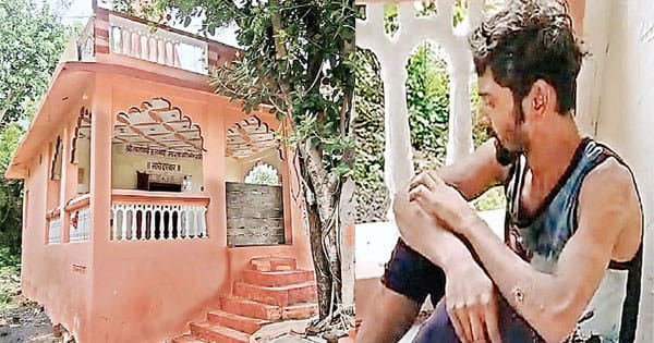 चोरी करने के बाद शाजापुर के मंदिर में ही सो गया था चोर, लोगों ने पकड़ा, पुलिस ने बताया निर्दोष