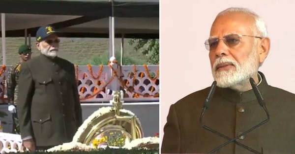 कारगिल विजय दिवस की 25वीं वर्षगांठ : PM मोदी ने शहीदों को दी श्रद्धांजलि, पाक को चेतावनी देते हुए कहा- उनके नापाक मंसूबे कभी कामयाब नहीं होंगे