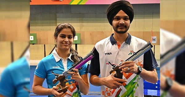 Paris Olympics 2024 : भारत के खाते में आया दूसरा मेडल, मनु-सरबजोत की जोड़ी ने 10 मीटर एयर पिस्‍टल मिक्स्ड में जीता ब्रॉन्‍ज, एक ही ओलंपिक में दो मेडल जीतने वाली पहली भारतीय खिलाड़ी बनीं मनु