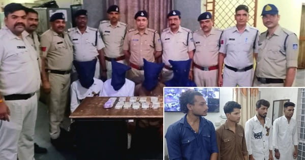Bhopal News : दिनदहाड़े हुई लूट का पर्दाफाश, करीबी दोस्त ने ही दिया था वारदात को अंजाम, 4 लूटेरे गिरफ्तार