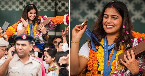 भारत लौटीं मनु भाकर : दिल्ली एयरपोर्ट पर फैंस ने किया स्वागत, पेरिस ओलंपिक 2024 में जीते दो मेडल