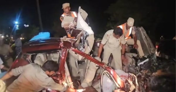 तमिलनाडु में सड़क हादसा : चेन्नई-तिरुपति राजमार्ग पर ट्रक-कार की टक्कर, 5 स्टूडेंट्स की मौत; दो घायल