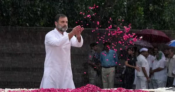 पूर्व प्रधानमंत्री राजीव गांधी की 80वीं जयंती : 'वीर भूमि' पहुंचे राहुल गांधी, पीएम मोदी सहित कई नेताओं ने दी श्रद्धांजलि