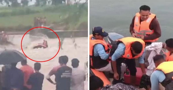 क्वारी नदी में डूबने से युवक की मौत, रेस्क्यू करने गई SDRF की नाव पलटी, दो जवान लापता