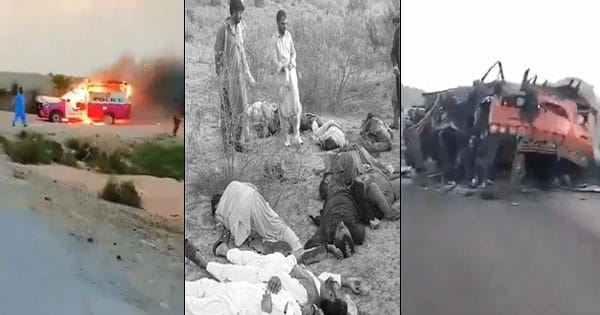 Terror Attack in Pakistan : गाड़ी रोकी... पहचान पूछकर कई लोगों पर की अंधाधुंध फायरिंग, 23 की मौत