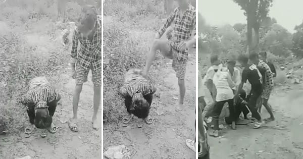 शहडोल वायरल VIDEO : पहले नाबालिग को मुर्गा बनाकर कहलवाया 'कुकड़ू कू', फिर लात-घूंसों से की पिटाई