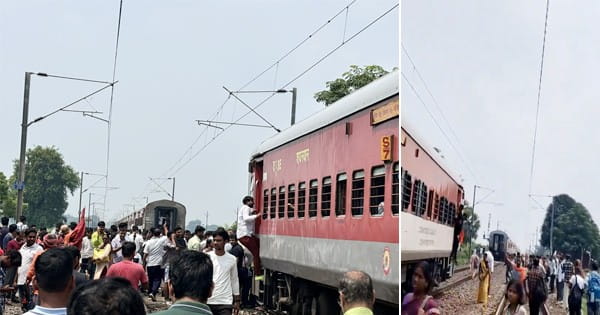 बिहार में ट्रेन हादसा : Magadh Express दो हिस्सों में बंटी, कपलिंग टूटने से अलग हुई बोगियां
