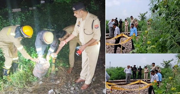 कालिंदी एक्सप्रेस को पलटाने की साजिश में FIR, 6 से ज्यादा संदिग्ध हिरासत में, घटनास्थल पर ATS; ट्रैक पर रखे सिलेंडर से टकराई थी ट्रेन