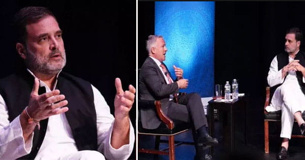 Rahul Gandhi USA Visit : 'मुझे मोदी जी पसंद हैं... नफरत नहीं करता' अमेरिका में राहुल गांधी ने दिया चौंकाने वाला बयान, RSS पर साधा निशाना