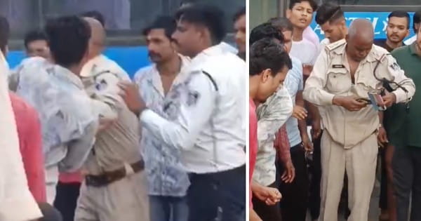 Indore News : ट्रैफिक पुलिसकर्मी के साथ मारपीट, वर्दी फाड़ी, नगर निगम चौराहे की घटना का VIDEO वायरल