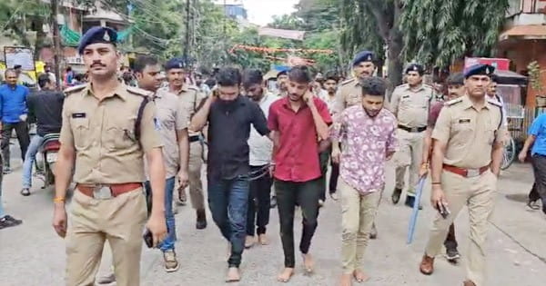 Indore News : छात्रा से छेड़छाड़ करने वालों का निकाला जुलूस, पुलिस ने आरोपियों को भोपाल से किया गिरफ्तार
