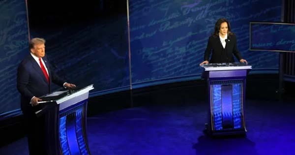 US Presidential Debate 2024 : पुतिन तो आपको लंच में खा जाएंगे... ट्रंप के बयान पर कमला हैरिस का पलटवार