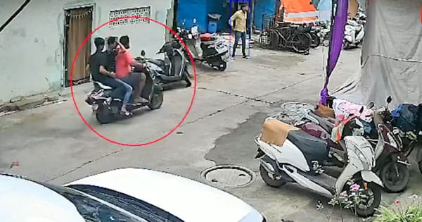 Indore News : बदमाशों ने भाजपा मंडल अध्यक्ष के घर के बाहर लहराए हथियार, घटना CCTV में कैद; नशेड़ी आरोपियों पर FIR