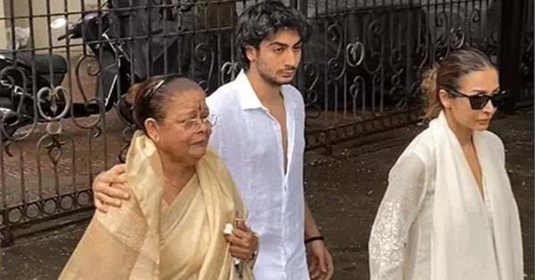 Malaika Arora Father Funeral : पति की मौत से टूटीं Joyce Polycarp, मलाइका का रो-रोकर बुरा हाल, नानी और मां का सहारा बने Arhaan