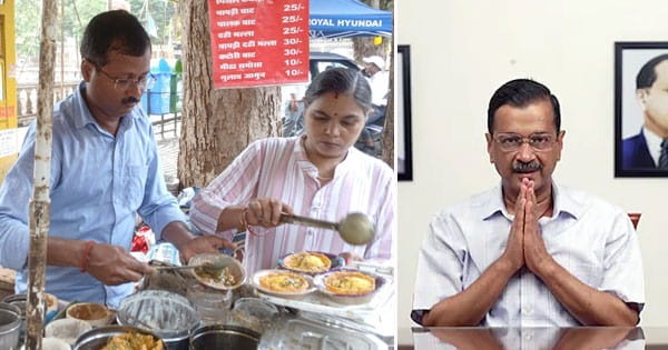 शक्ल, हेयरस्टाइल, चश्मा और मूंछें... CM अरविंद केजरीवाल का डुप्लीकेट है ये शख्स, ग्वालियर की सड़कों पर करता है यह काम