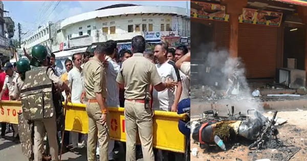 Mandsaur News : धर्मस्थल पर पथराव से बवाल, मंदसौर में भारी पुलिस बल तैनात, ईद-मिलादुन्नबी जुलूस के बाद भिड़े दो गुट