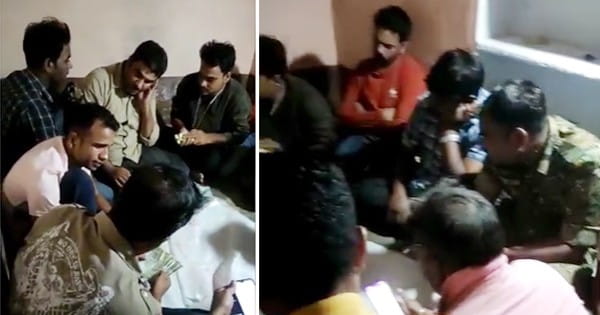 VIDEO VIRAL : टीकमगढ़ में जुआ खेलने वाले पुलिसकर्मियों पर गिरी गाज, वीडियो सामने आने के बाद एसपी ने 6 को किया सस्पेंड
