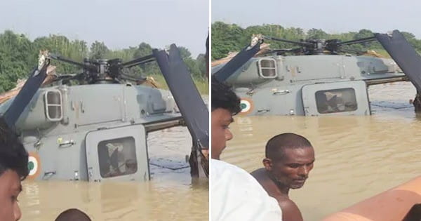 Bihar Flood News : पीड़ितों की मदद करने पहुंचा सेना का हेलिकॉप्टर क्रैश, ब्लेड टूटा... पानी में लैंडिंग करानी पड़ी