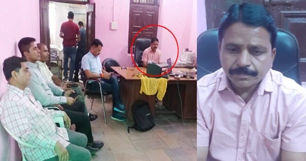 महू में लोकायुक्त की कार्रवाई : पंचायत समन्वयक अधिकारी को 2 हजार की रिश्वत लेते पकड़ा, सचिव से पैरवी के बदले मांगी थी घूस