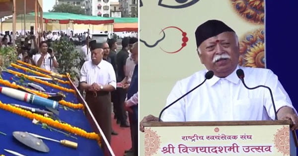 मोहन भागवत ने RSS मुख्यालय में की शस्त्र पूजा, बोले- बांग्लादेशी हिंदुओं की मदद करे दुनिया, जानें कोलकाता रेप-मर्डर पर क्या कहा