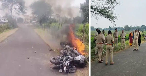 शाजापुर में दो समुदायों के विवाद में चले लाठी डंडे, 3 बाइक फूंकी, पांच लोग घायल, फायरिंग के बाद पुलिस फोर्स तैनात