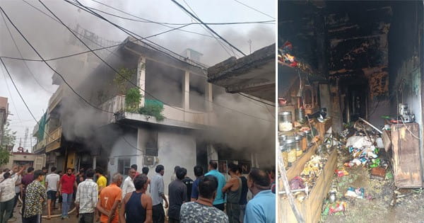 Sehore News : नमकीन फैक्ट्री में लगी भीषण आग, 50 लाख का नुकसान, तीन दमकलों ने पाया आग पर काबू; गोदाम में रखा सामान जलकर खाक
