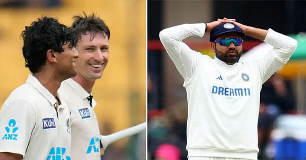 Ind Vs Nz 1st Test : घरेलू सरजमी पर टेस्ट में 36 साल बाद न्यूजीलैंड से हारा भारत, सीरीज में 0-1 से पीछे
