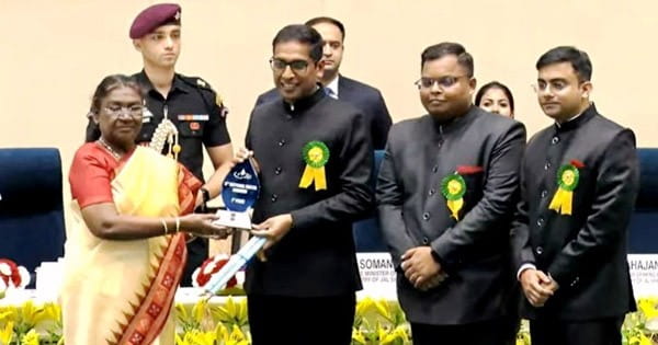 इंदौर जल संरक्षण में भी अव्वल, राष्ट्रपति द्रौपदी मुर्मू ने 5th नेशनल वाटर अवॉर्ड से किया सम्मानित
