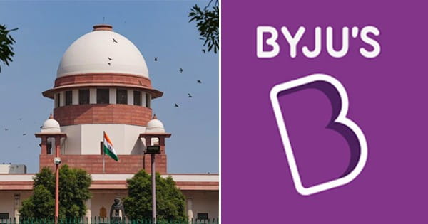 BYJU’S को सुप्रीम कोर्ट से बड़ा झटका, NCLT के दिवालियापन कार्यवाही रोकने के फैसले को पलटा, BCCI के साथ बकाया निपटान में भी फंसा पेंच
