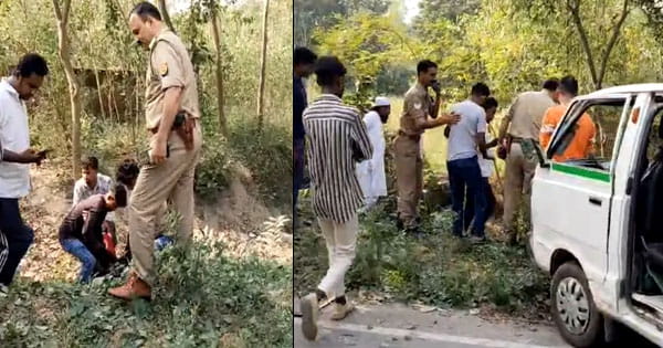 यूपी के हरदोई में हादसा, तेज रफ्तार वैन ने बाइक को मारी टक्कर, दंपति और 5 वर्षीय बेटी की मौत