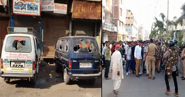 इंदौर : छत्रीपुरा इलाके में दो पक्षों में पटाखा फोड़ने को लेकर हुआ विवाद, पथराव कर गाड़ियों के कांच तोड़े, पुलिस ने संभाला मोर्चा