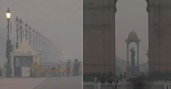 Delhi Air Pollution : दिल्ली में जहरीली हुई हवा... AQI-400 पार, सांस संबंधी मरीज बढ़े, विजिबिलिटी भी होने लगी कम