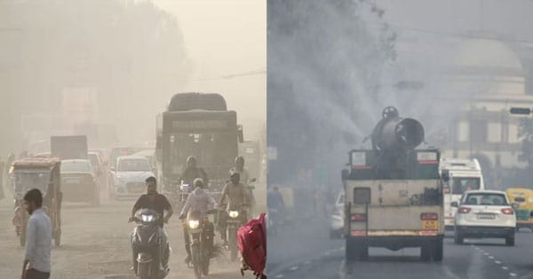 Delhi Air Pollution : दिल्ली में सुधार के बाद फिर से जहरीली हुई हवा, आनंद विहार-अशोक विहार इलाके में AQI 400 पार