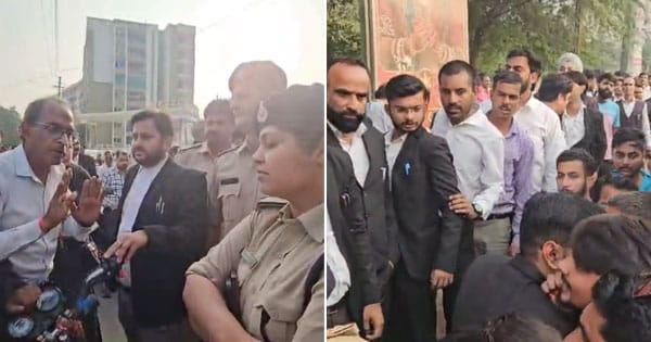ग्वालियर में वकील vs पुलिस : वकीलों ने किया चक्का जाम... पटवारी, आम जनता और पत्रकारों से की अभद्रता, जानें क्या है पूरा मामला