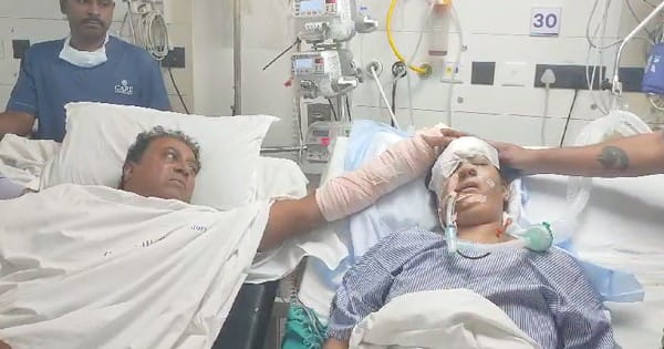 एक प्यार ऐसा भी... पति ने ब्रेन डेड पत्नी की मांग भरकर दी अंतिम विदाई, दृश्य देख लोगों की आंखें हुई नम