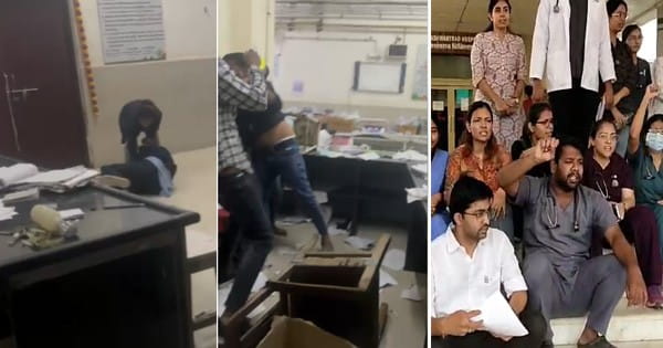 Indore News : एमवाय अस्पताल में परिजनों ने डॉक्टरों और गार्ड के साथ की मारपीट, जूनियर डॉक्टर ने हड़ताल कर की सुरक्षा की मांग