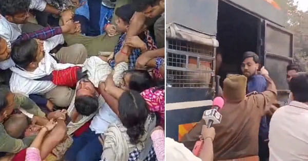 UPPSC Protest : प्रयागराज में प्रोटेस्ट कर रहे अभ्यर्थियों पर प्रशासन का एक्शन, लोक सेवा आयोग के सामने से छात्रों को घसीटकर ले गई पुलिस