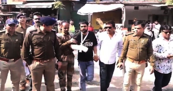 इंदौर : नशे के लिए कैफे संचालक से हफ्ता वसूली करने वाला बदमाश गिरफ्तार, मौके पर ले जाकर पुलिस ने कराई तस्दीक