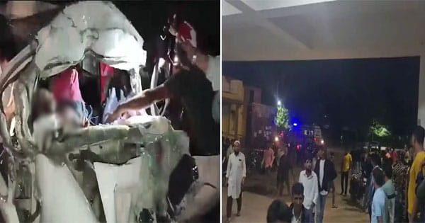 गुजरात के भरूच में भीषण सड़क हादसा, वैन और ट्रक की टक्कर में 6 लोगों की मौत, मृतकों में बच्चे शामिल