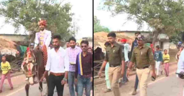 दलित दूल्हे को घोड़ी चढ़ाने के लिए पुलिस तैनात, जानिए MP के इस गांव में ऐसा क्यों हुआ, वीडियो वायरल