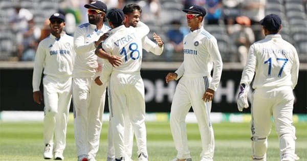IND vs AUS : पर्थ में टूटा ऑस्ट्रेलिया का घमंड, भारत ने पहला टेस्ट 295 रन से जीतकर बनाई 1-0 की बढ़त, दूसरी पारी में 238 रन पर सिमटी कंगारू टीम