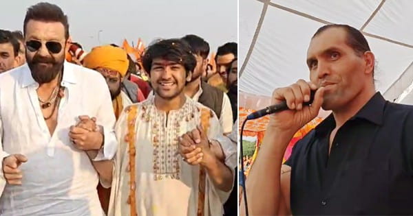 ‘सनातन हिंदू एकता’ पदयात्रा : पंडित धीरेंद्र शास्त्री की पदयात्रा में शामिल हुए एक्टर संजय दत्त और द ग्रेट खली, संजू बाबा ने फिल्मी स्टाइल में किया यात्रा का समर्थन