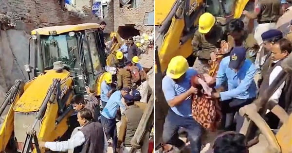 Morena Blast : 11 घंटे बाद मिले मां-बेटी के शव, मृतकों की संख्या बढ़कर चार, पटाखा और बारूद के विस्फोट से पांच मकान ढहे